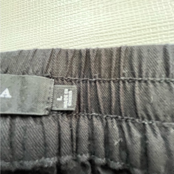 Talula Aritzia Joggers Relaxed Rayon Black Sz L - Picture 10 of 12